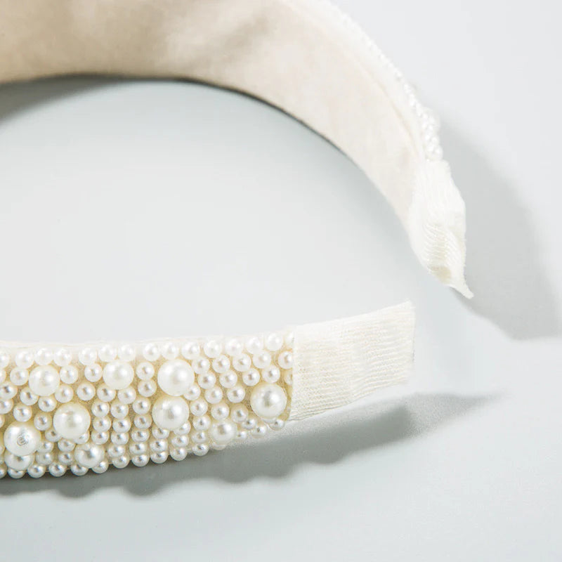 Cream Pearl Hairband