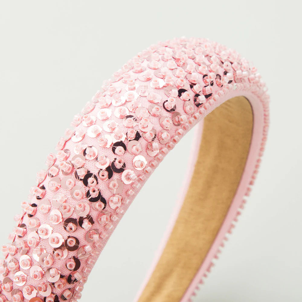 Pink Sequin Hairband