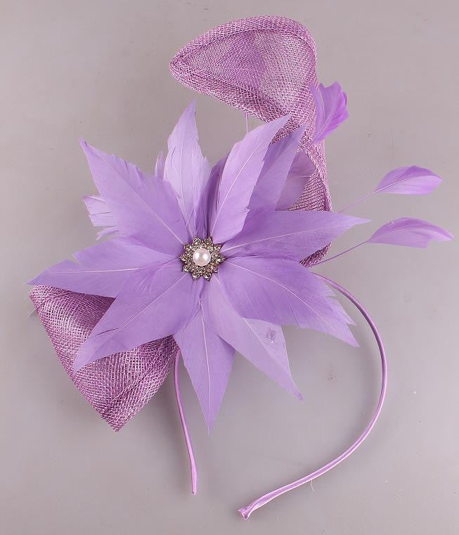 Bella Lilac Fascinator