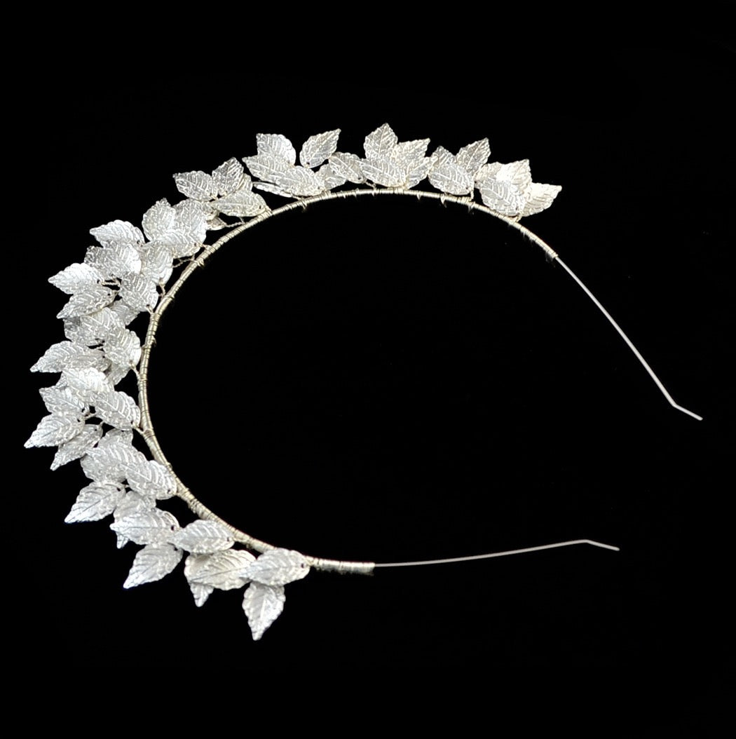 Silver Leaf Hairband