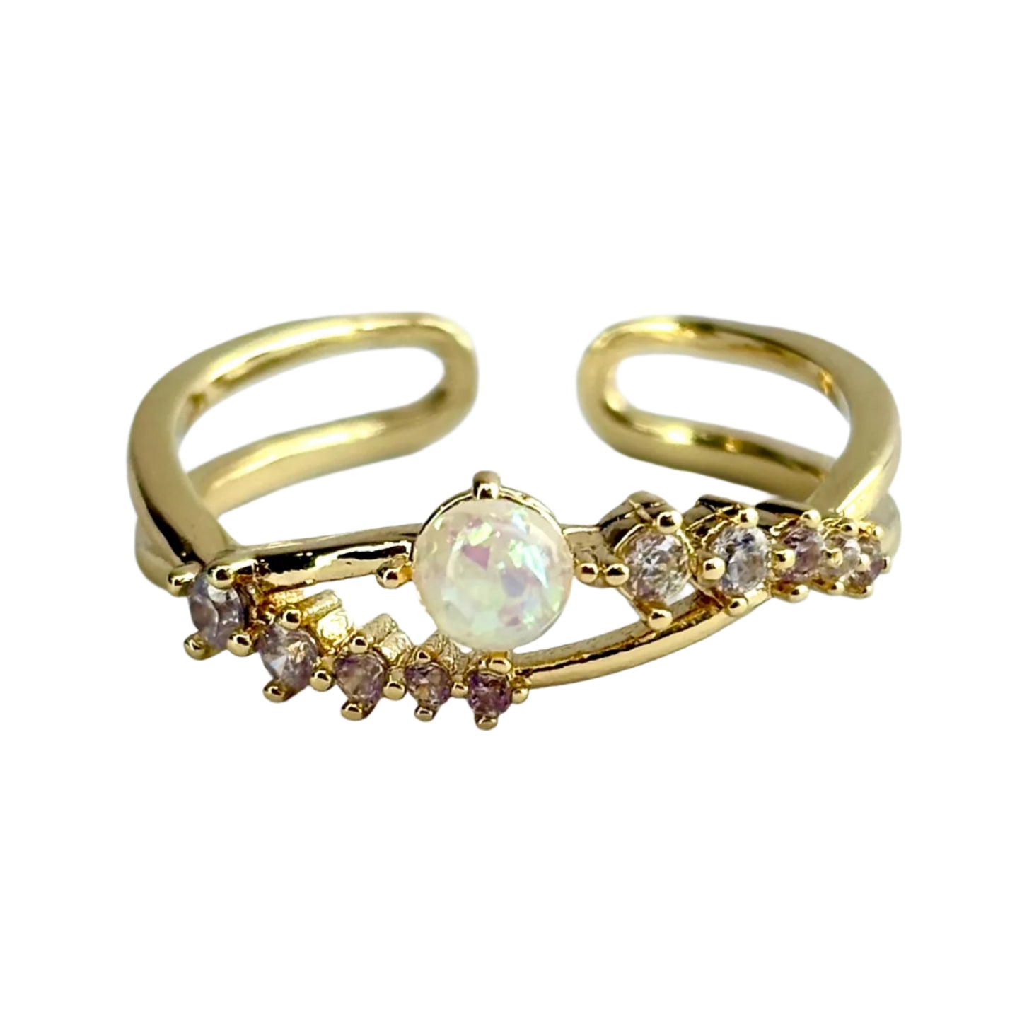 Gold Luna Ring