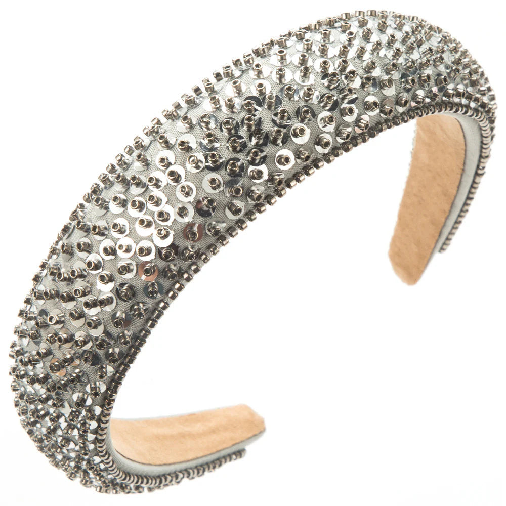 Silver Sequin Hairband