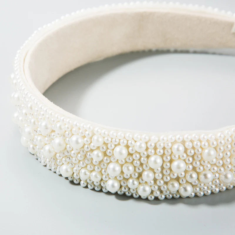 Cream Pearl Hairband