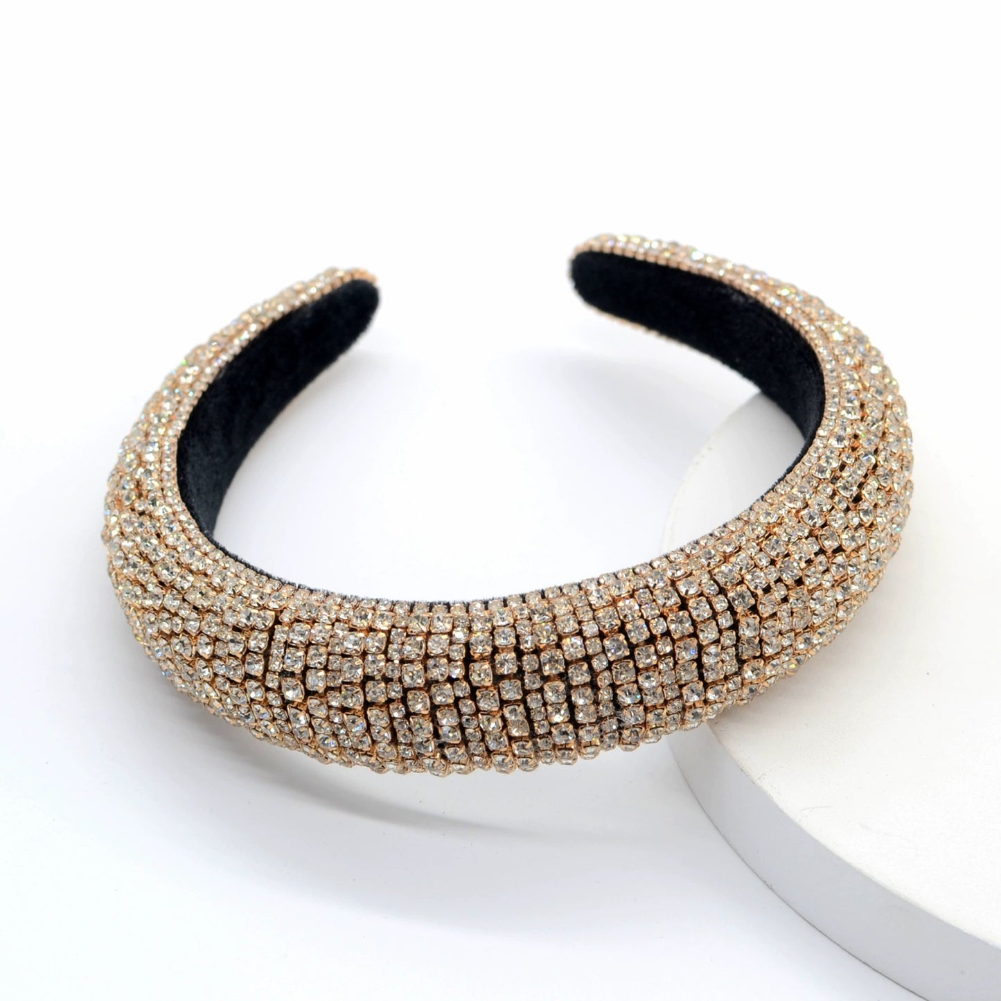 Gold Crystal Crown Hairband