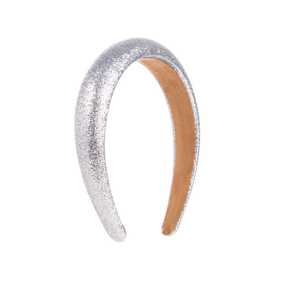 Silver Glitter Hairband