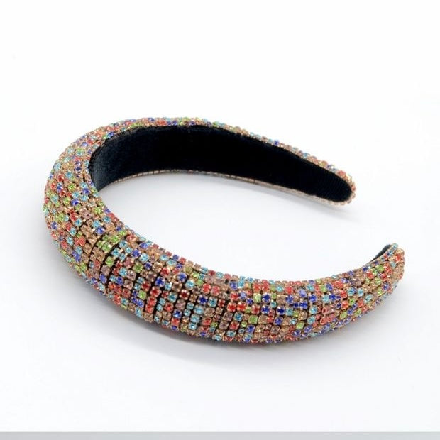 Multicolour Crystal Crown Hairband