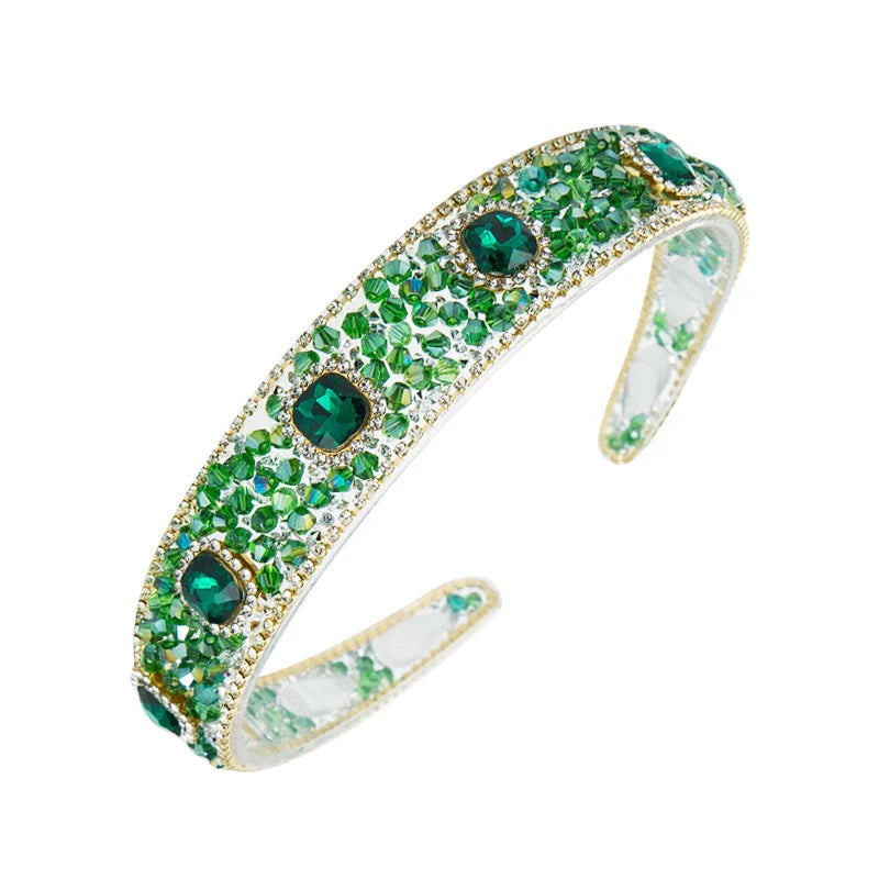 Glamour Hairband Green