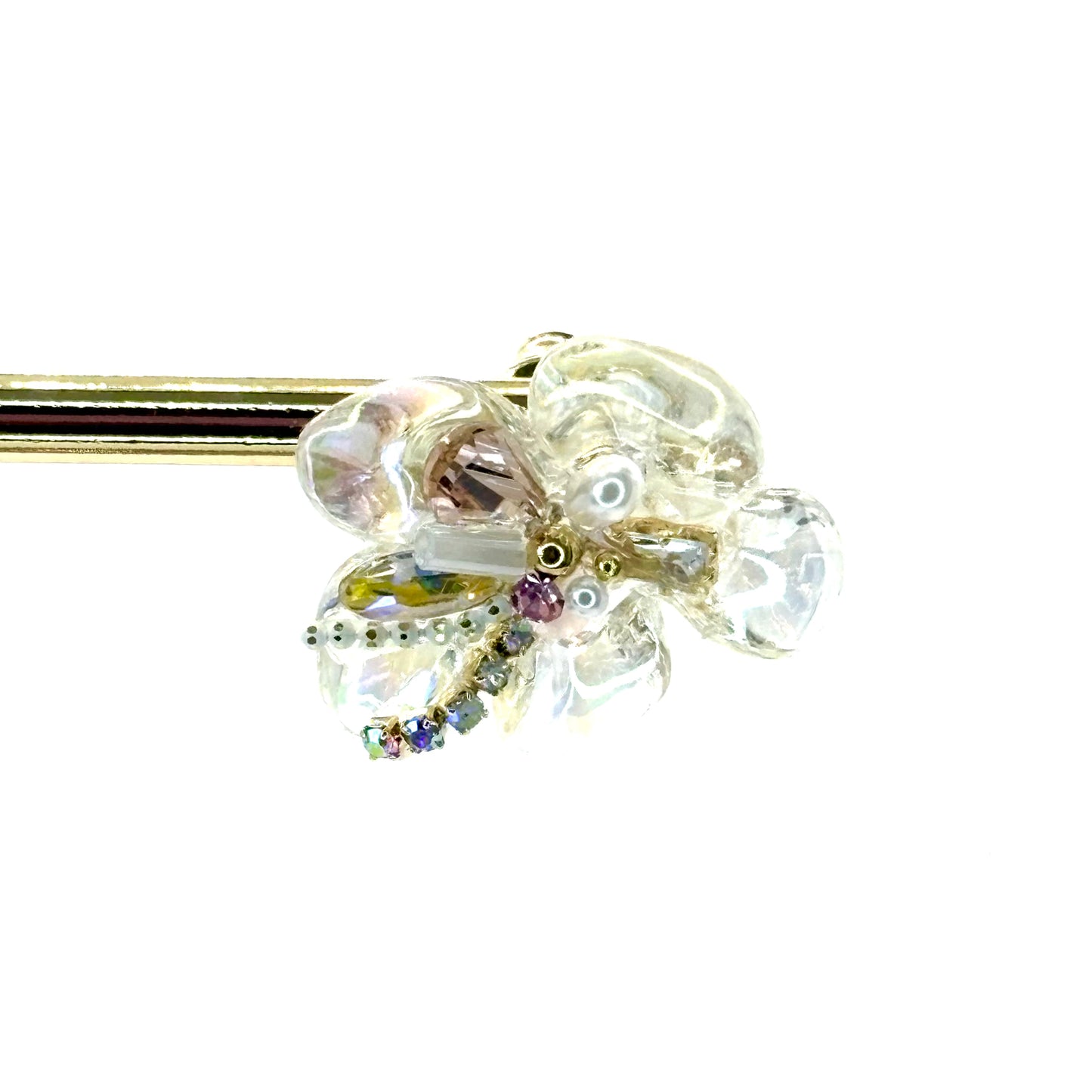 Clear Blooming Flower Studs