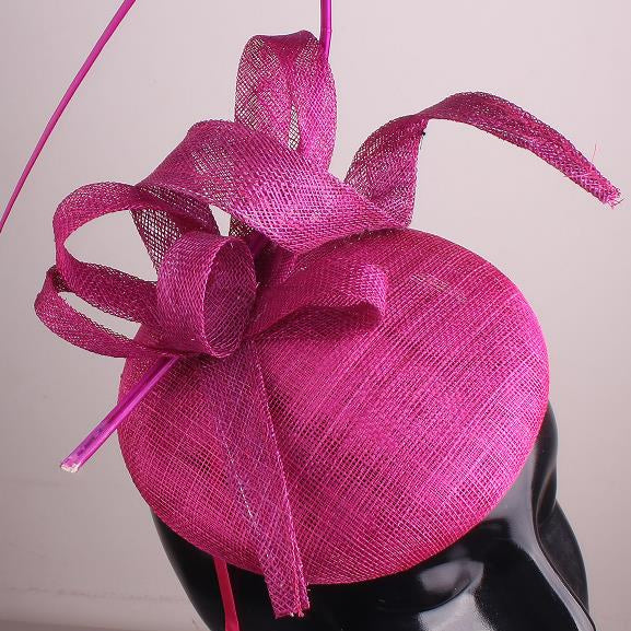 Magenta Twirl Fascinator
