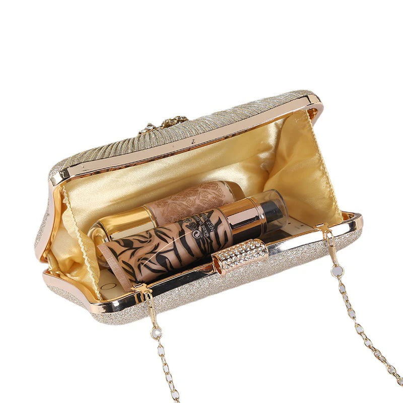 Maddie Crystal Glitter Clutch