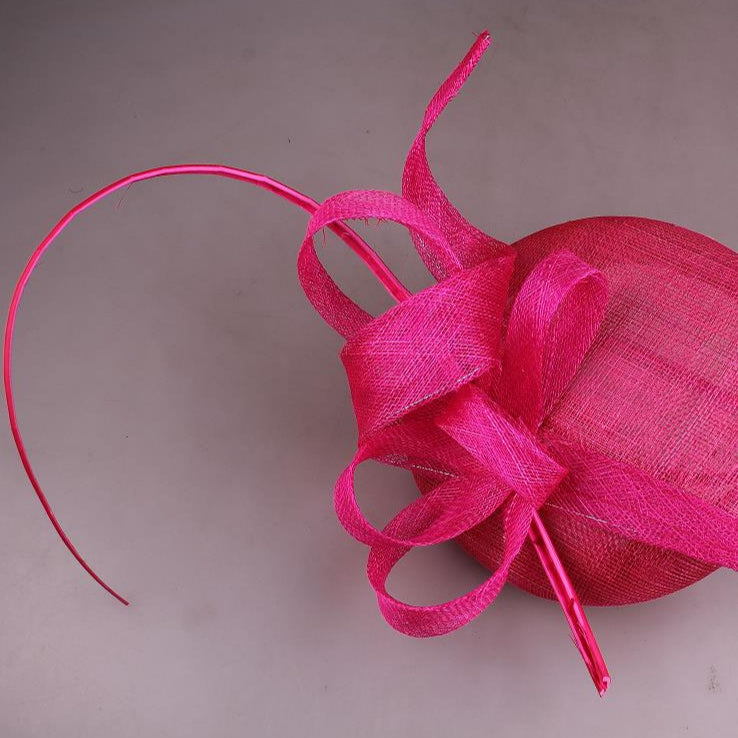 Fuchsia Twirl Fascinator