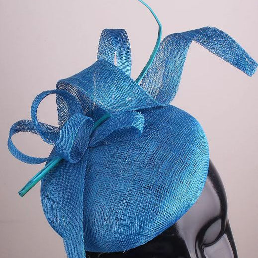 Blue Twirl Fascinator