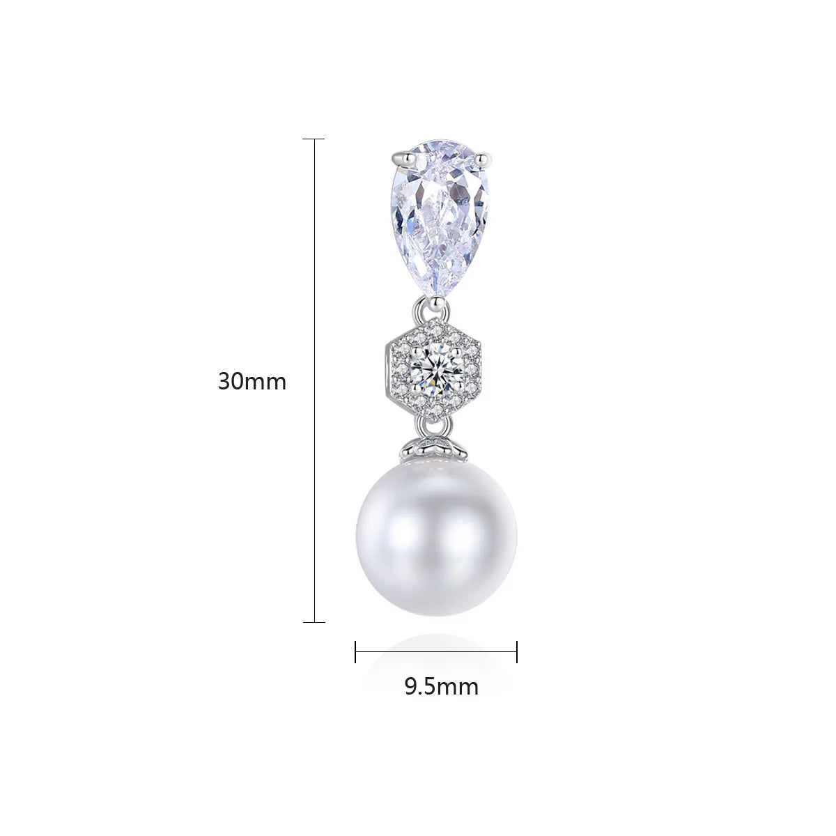 Sabrina Pearl Drop Earrings