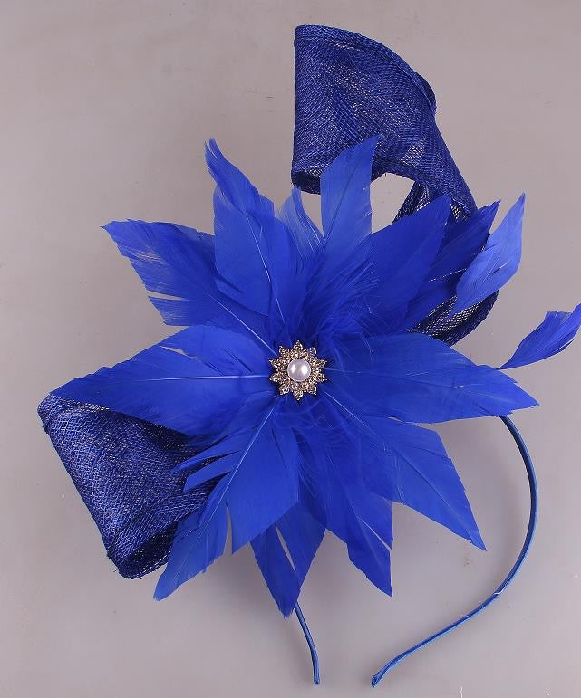 Bella Royal Blue Fascinator