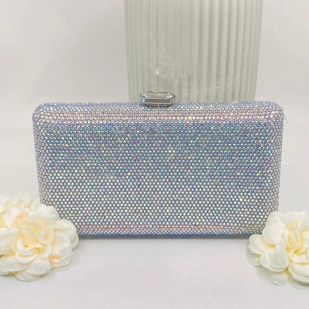 Brittany Glitz Clutch AB Crystal