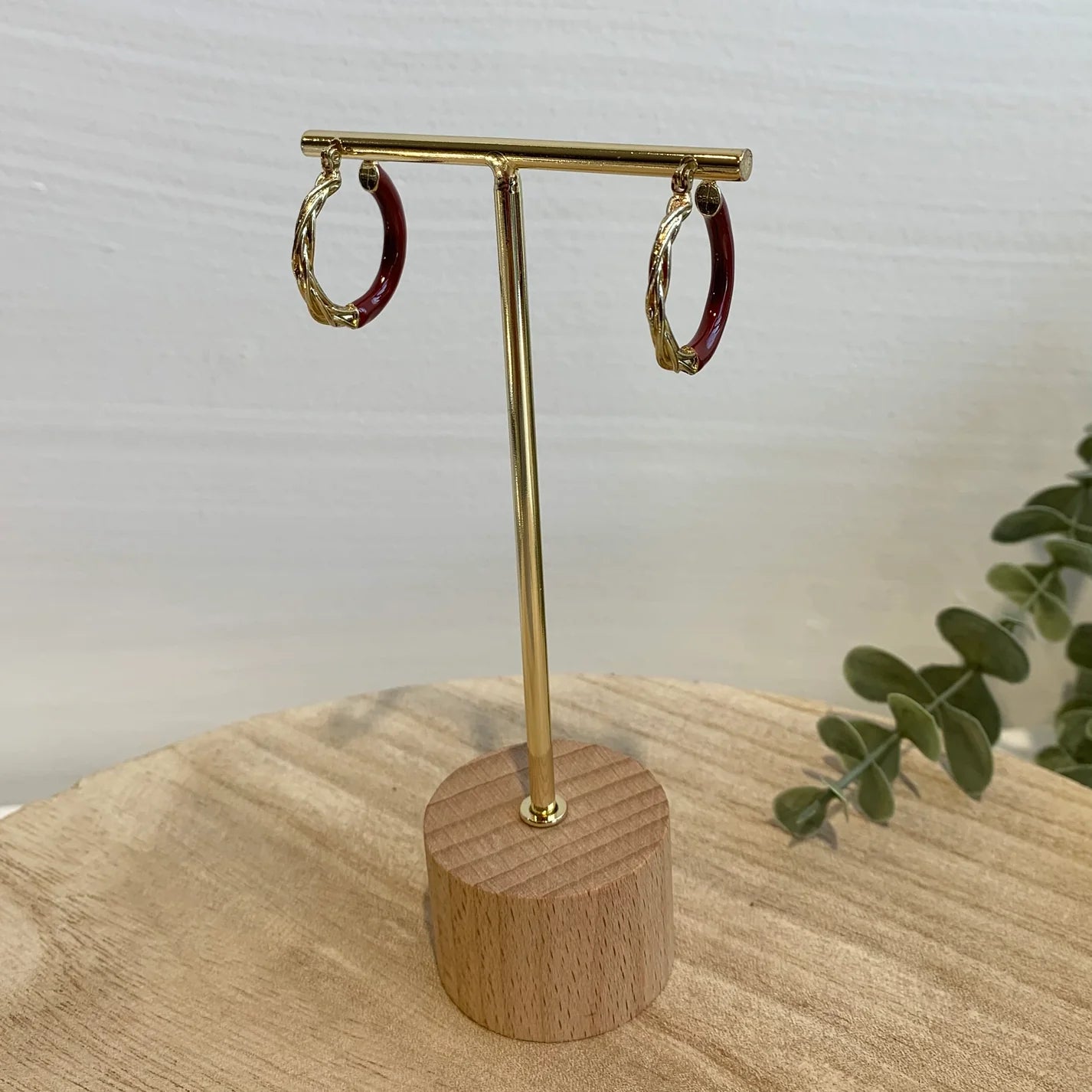 Adela Hoops Red
