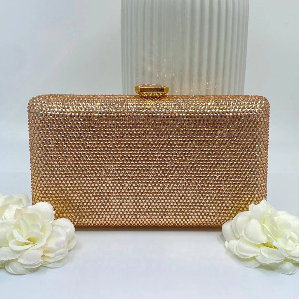 Brittany Glitz Clutch Champagne