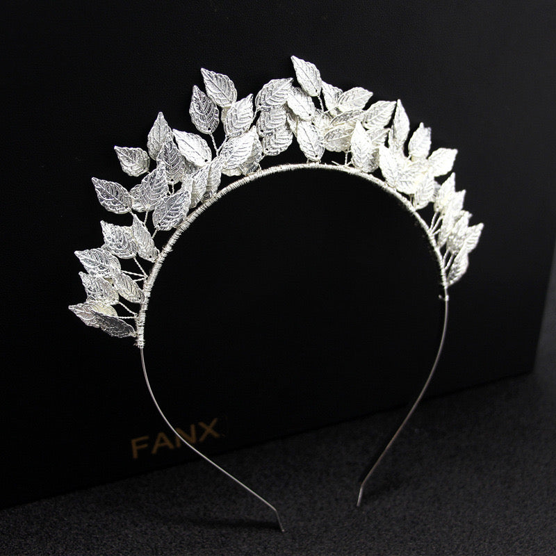 Silver Leaf Hairband