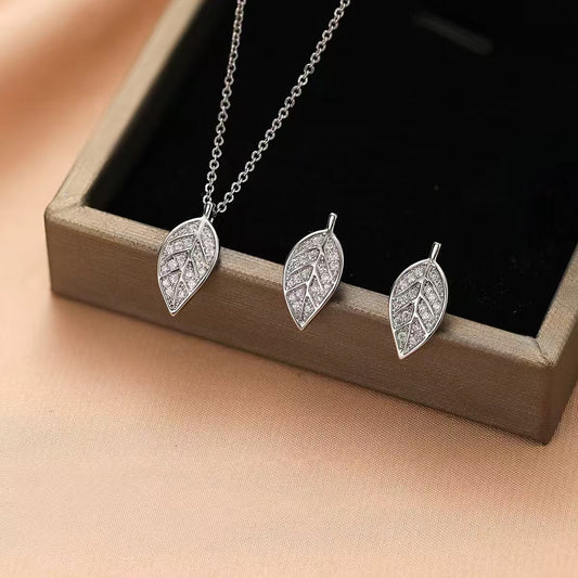 Fall Leaf Silver Set