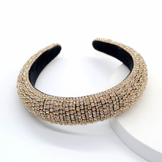 Gold Crystal Crown Hairband