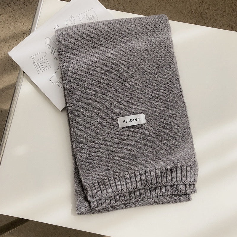 Belinda Knit Scarf Grey