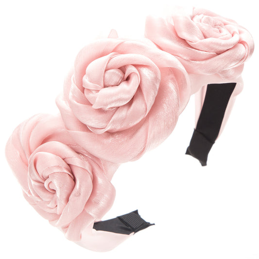 Baby Pink Roses Hairband
