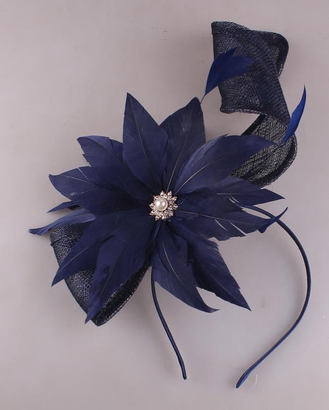 Bella Navy Fascinator