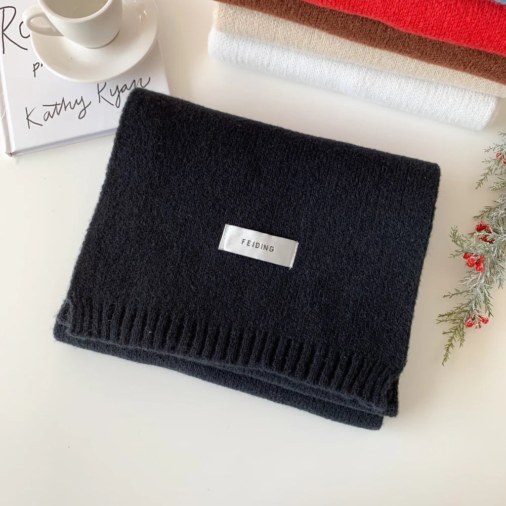 Belinda Knit Scarf Black