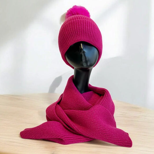 Shimmer Winter Set Fuchsia