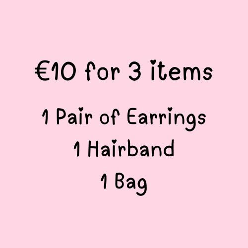 €10 for 3 items