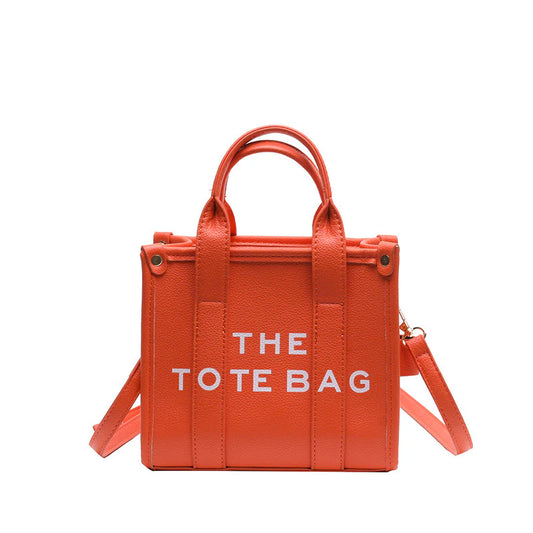 Small Orange Tote Bag