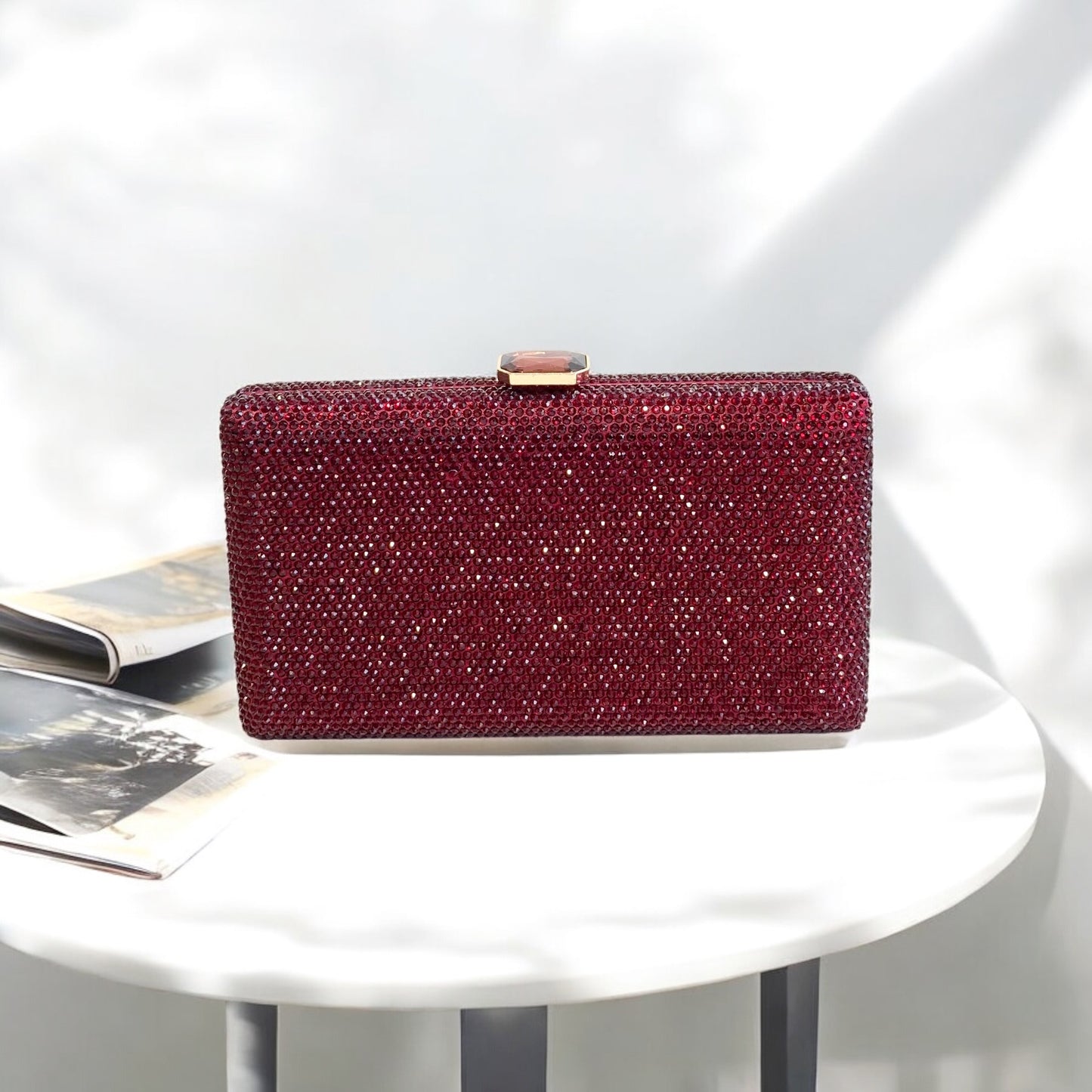 Brittany Glitz Clutch Wine