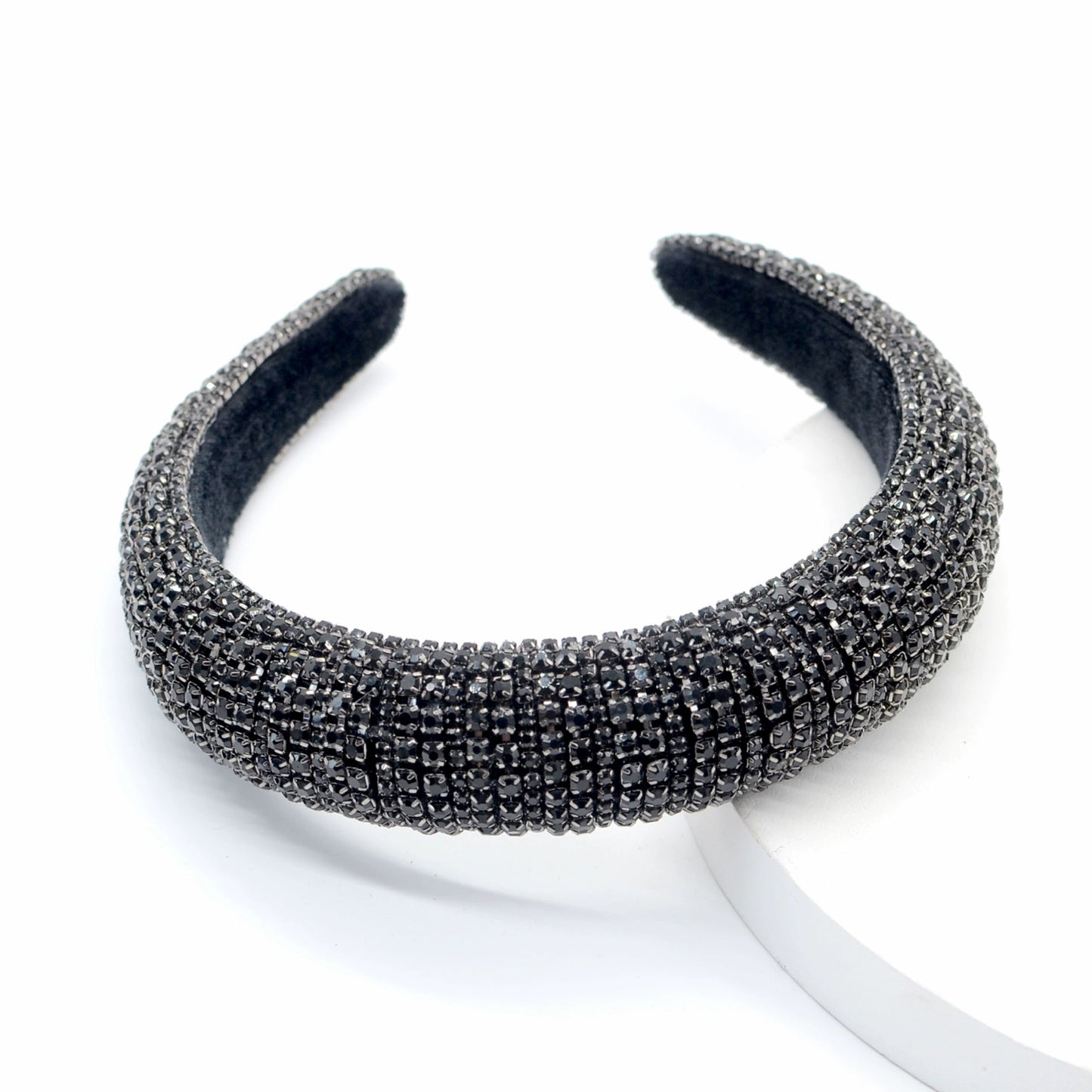 Black Crystal Crown Hairband