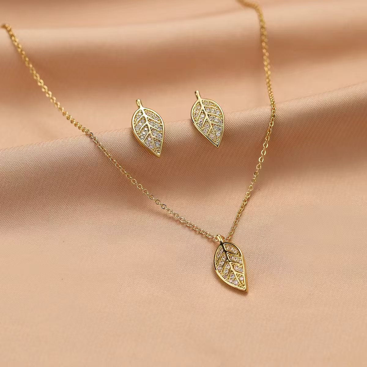 Fall Leaf Gold Set