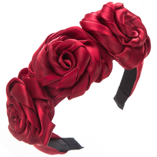 Cherry Red Roses Hairband