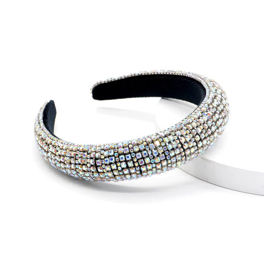 Iridescent Crystal Crown Hairband