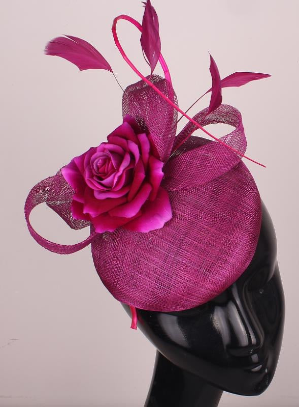 Katie Magenta Pillbox