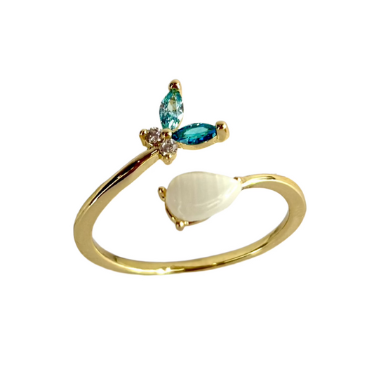 Gold Flutter Ring