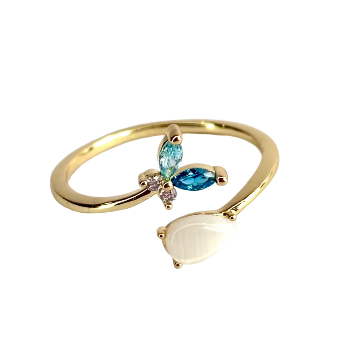Gold Flutter Ring