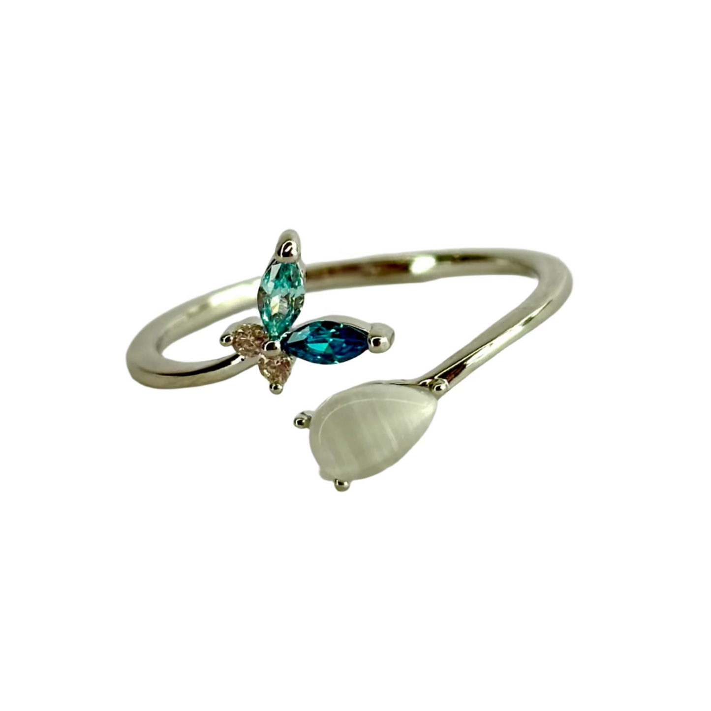 Silver Flutter Ring