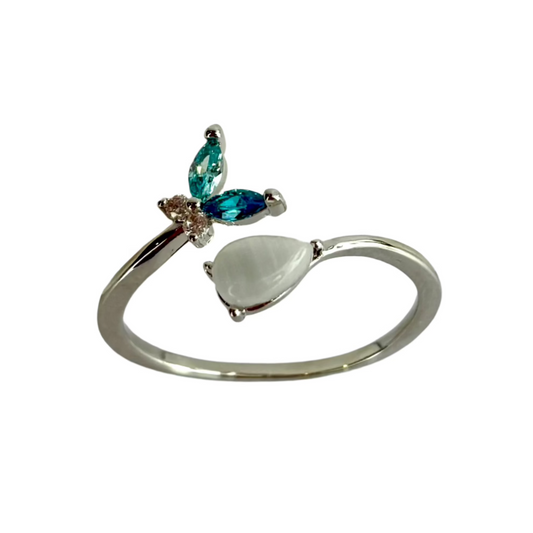 Silver Flutter Ring