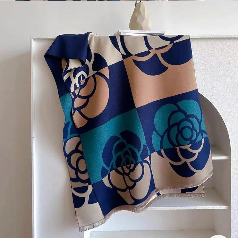 Rosa Scarf Blue