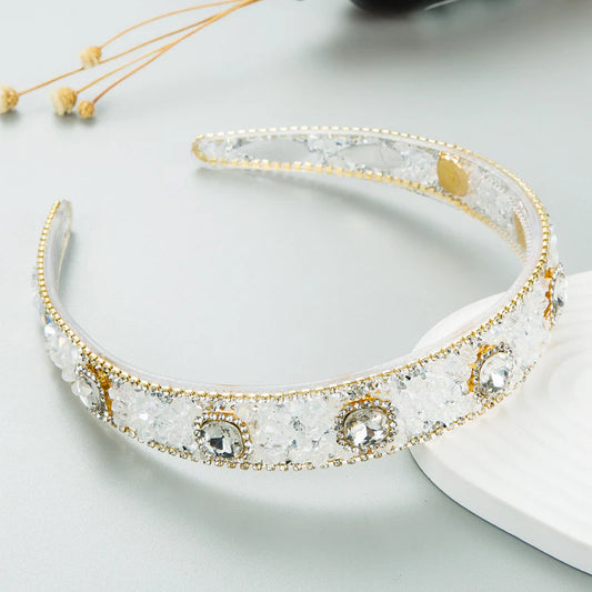 Glamour Hairband White