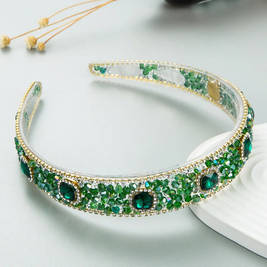 Glamour Hairband Green