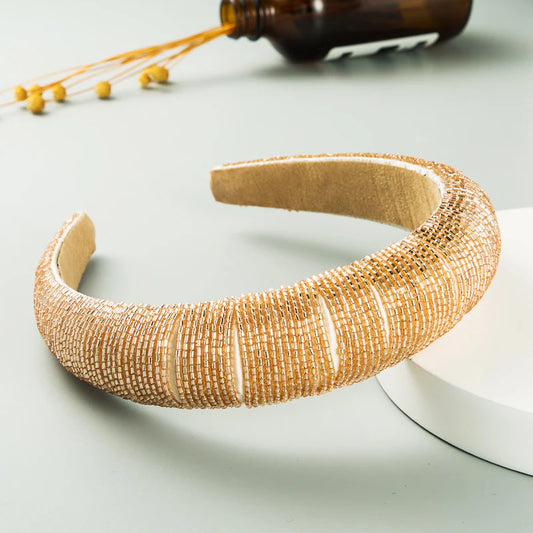 Gold Bead Hairband