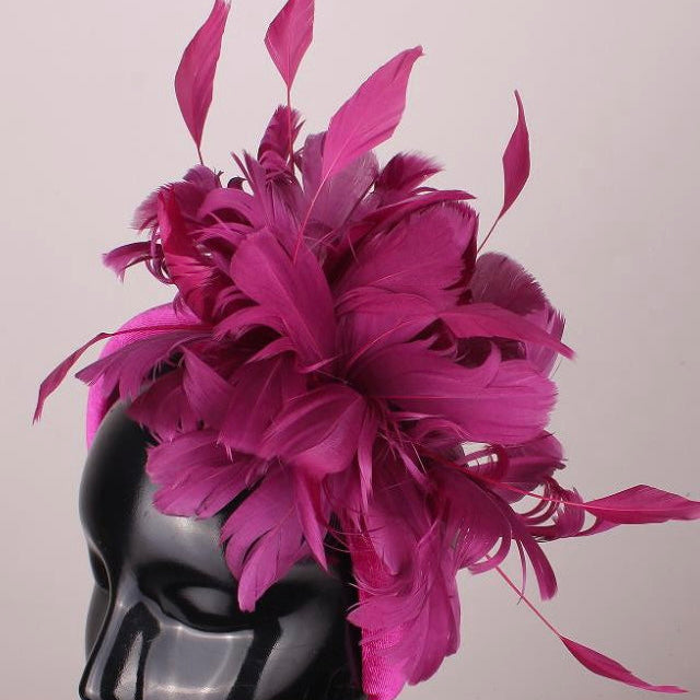 Purple Feather Hairband