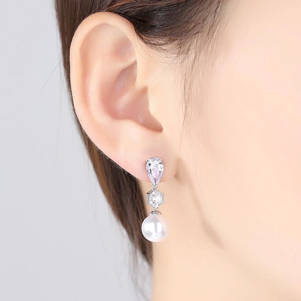 Sabrina Pearl Drop Earrings