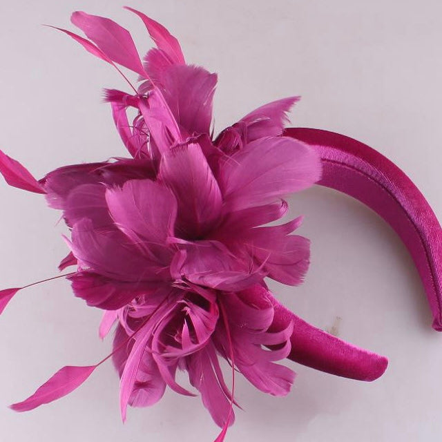 Purple Feather Hairband