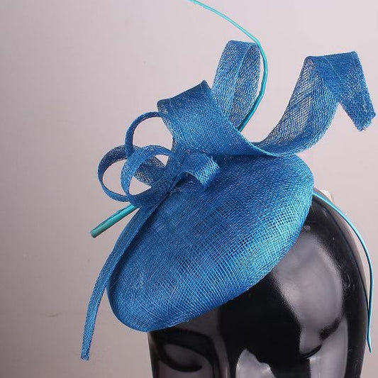 Blue Twirl Fascinator