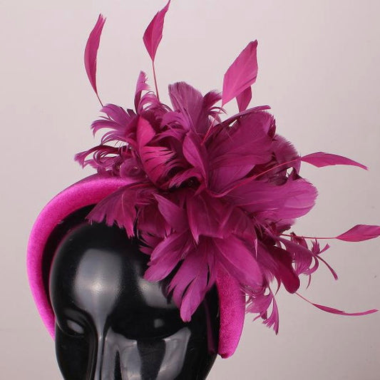 Purple Feather Hairband